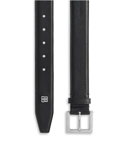 Men's Tiny Logo Belt in Black