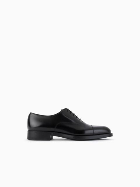 Gradient leather Oxford shoes