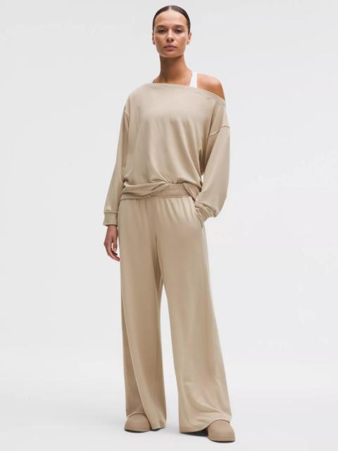 BeCalm Mid-Rise Wide-Leg Pant *Updated Fabric