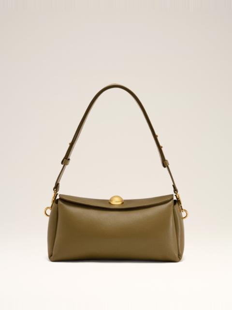 KHAKI LEATHER CARROUSEL BAG