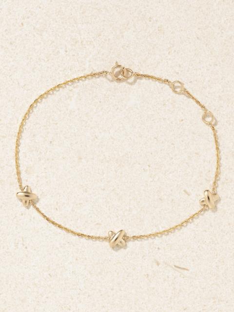 Marks The Spot 14-karat Gold Bracelet