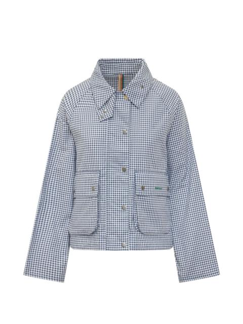 x Paul Smith gingham-pattern pocket jacket