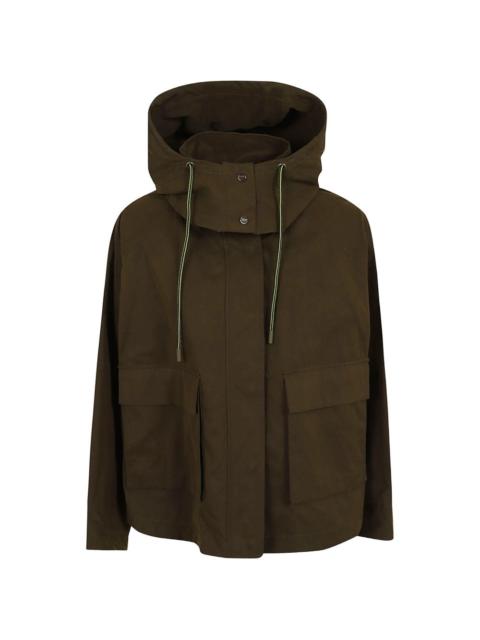 hooded pocket jacket