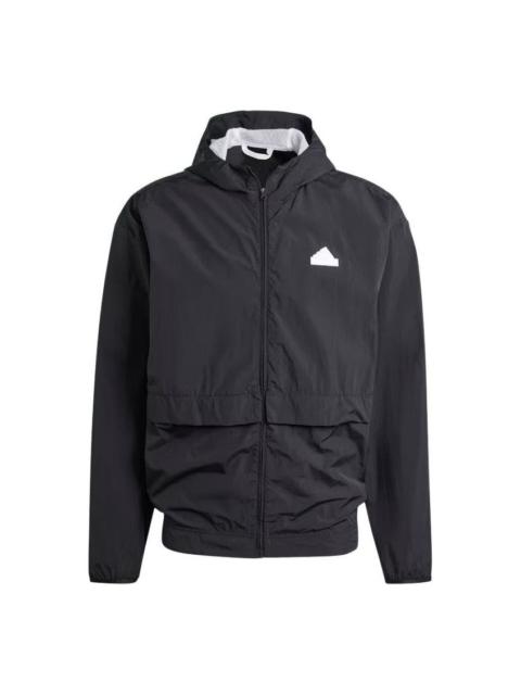 adidas City Escape Full-Zip Hoodie Asia Sizing 'Black' IR5192