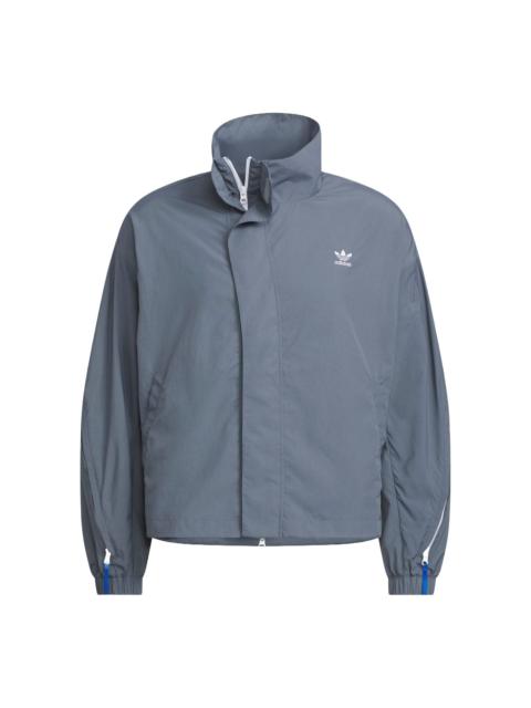 adidas Originals x Ordinary People Light Woven Jacket Asia Sizing 'Grey' IZ4918