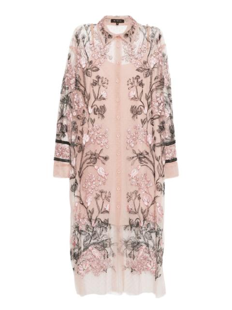 floral embroidered dress