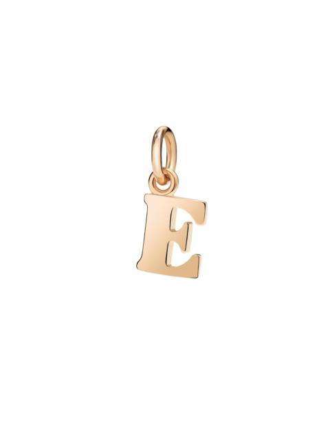 ROSE GOLD LETTER E CHARM