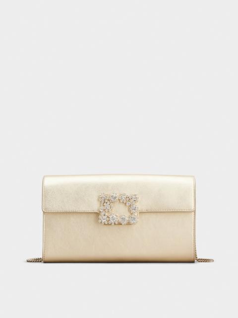 Efflorescence Clutch in leather