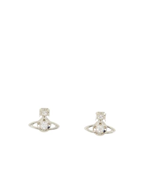 orb cubic zirconia earrings