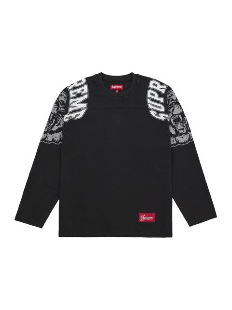 Supreme Mascot L/S Football Top Black