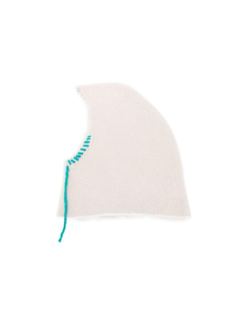 stitch-detail balaclava