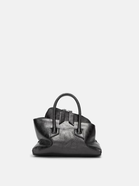 ''LA PASSEGGIATA MINI'' DARK GREY TOP HANDLE