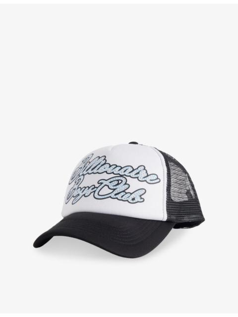 Diamond Script Woven Trucker Cap