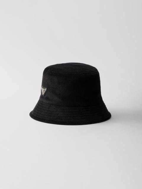 Corduroy bucket hat