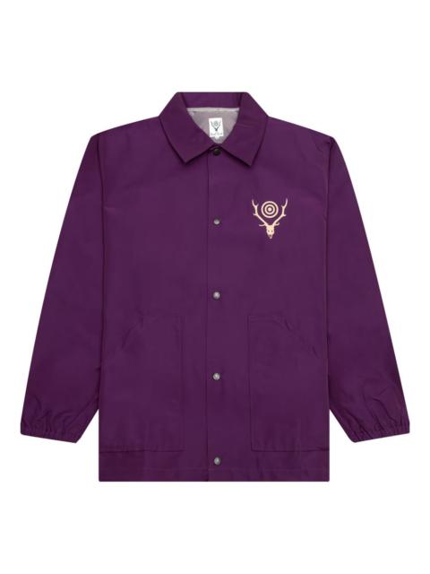 logo-print overshirt