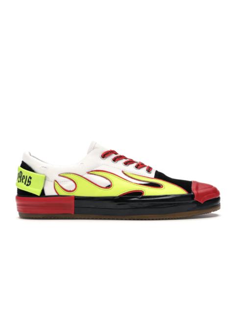 Palm Angels Low Top Multicolored Flame White