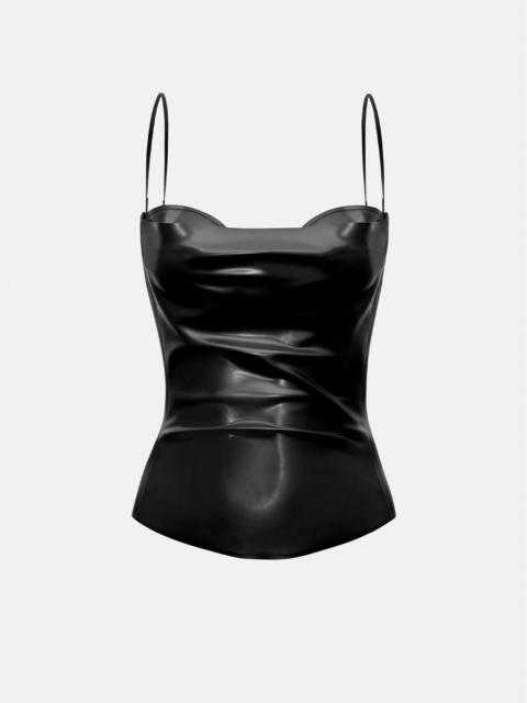 TART LATEX TOP BLACK