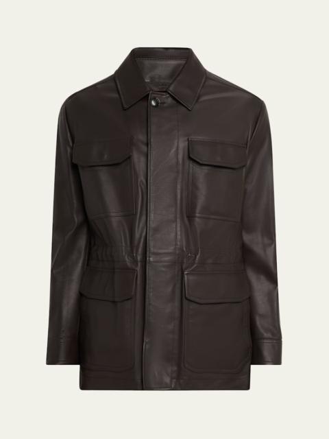 Men's Calfskin Field Jacket