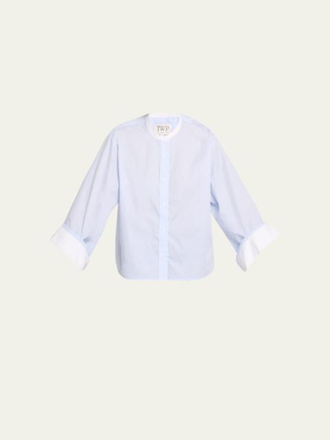 Beau Striped Button-Front Shirt