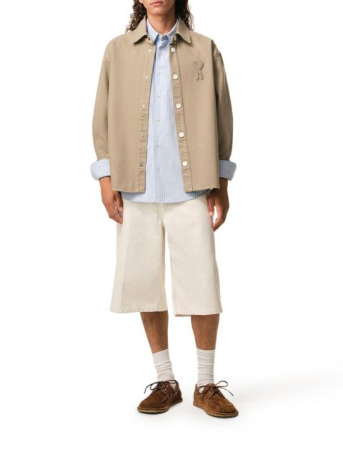 AMI DE COEUR COTTON KNIT SHIRT JACKET