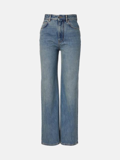 High-rise wide-leg jeans
