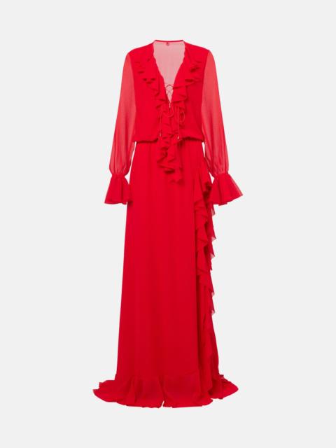 Bellen ruffled maxi dress