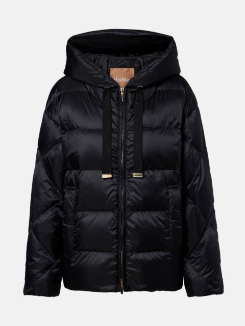 Cube Line quilted down jacket