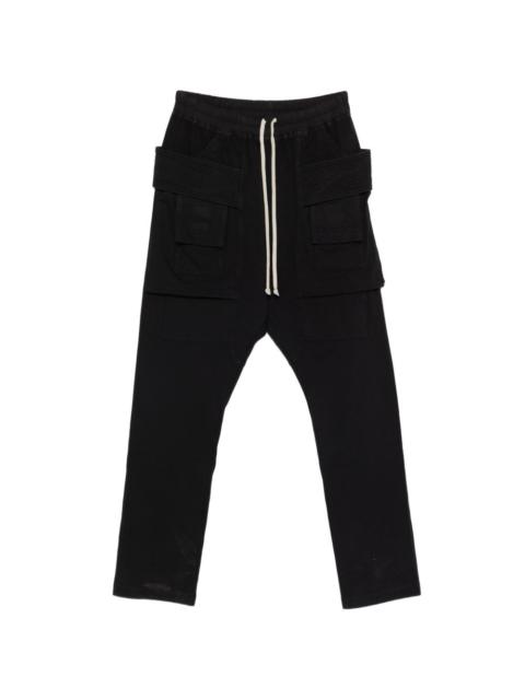 drawstring cotton trousers