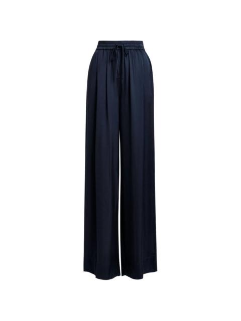 drawstring-waist trousers