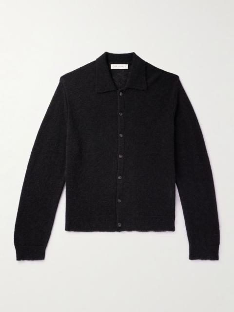 Evening Alpaca-Blend Cardigan Black