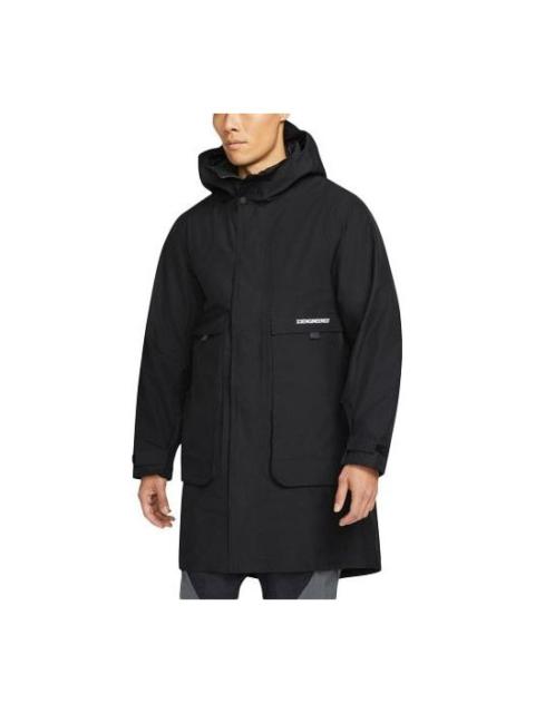 Men's Air Jordan Gore-Tex 2-In-1 Detachable Stay Warm Hooded Big Pocket Padded Black Jacket DC0063-0