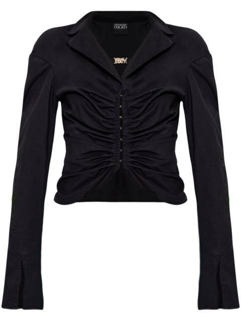 drape detailing shirt