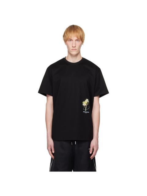 Black Palm Tree Graphic T-shirt