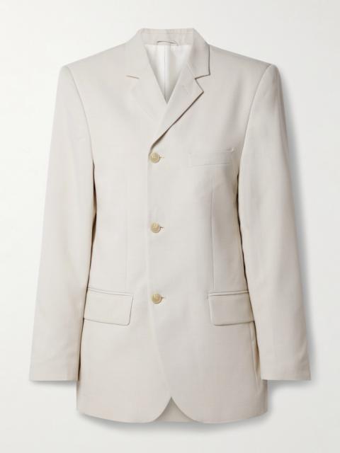+ Net Sustain Wool-blend Cady Blazer