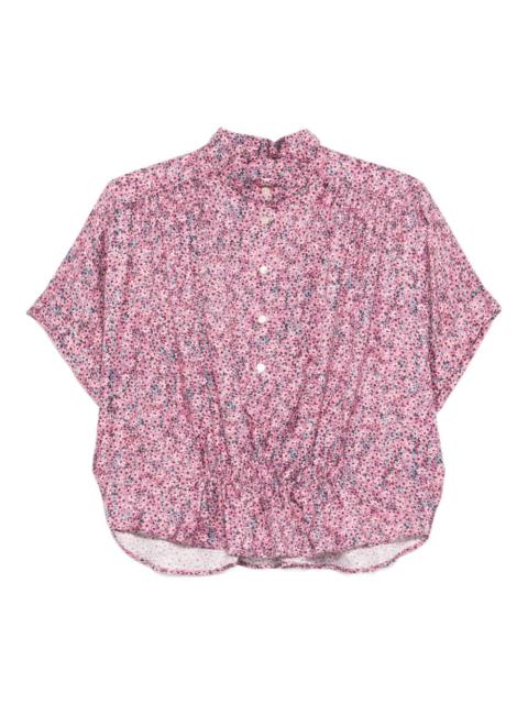 Azalea floral buttoned shirt