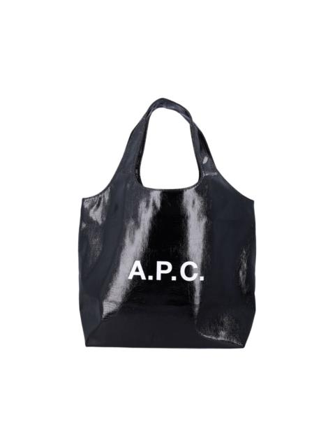 Ninon logo print tote bag