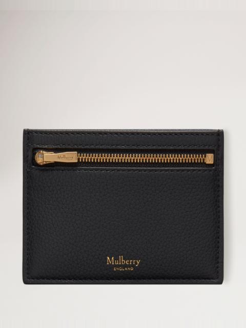 Zipped Credit Card Slip
Black Small Classic Grain