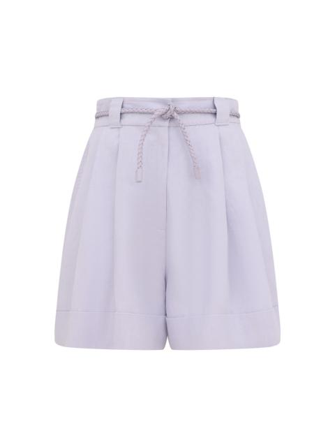 LUNA LINEN TAILORED SHORT