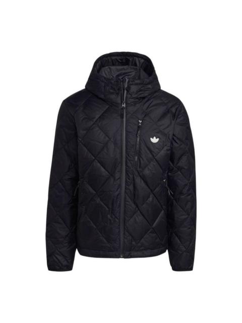adidas Original Down Quilted Puffer Jacket 'Black' HL9205
