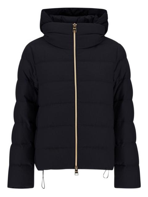 hooded puffer jacket