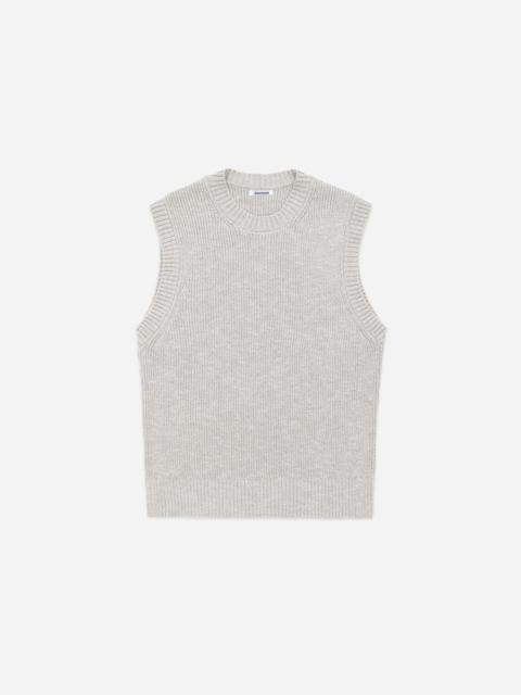 Sweater Vest - Natural Marled Yarn