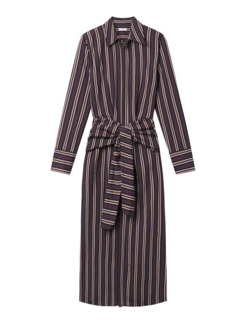 Mila Striped Midi Shirtdress