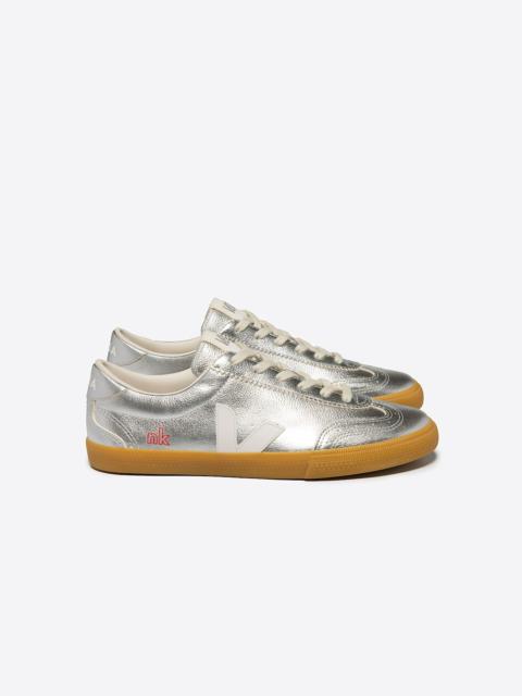 VOLLEY LEATHER VEJA X NK STORE SILVER WHITE