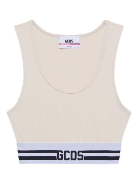 logo-band tank top