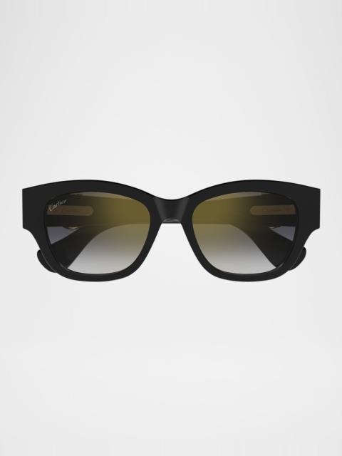 Acetate Rectangle Sunglasses