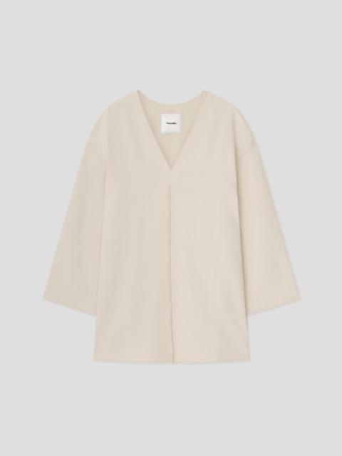 V-Neck Tunic Mini Dress