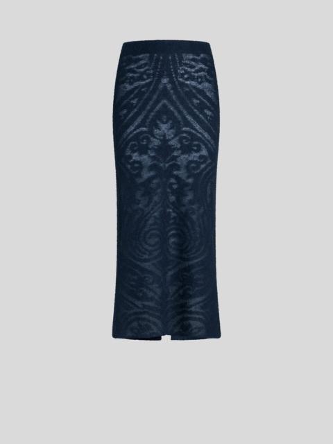 KNIT JACQUARD SKIRT