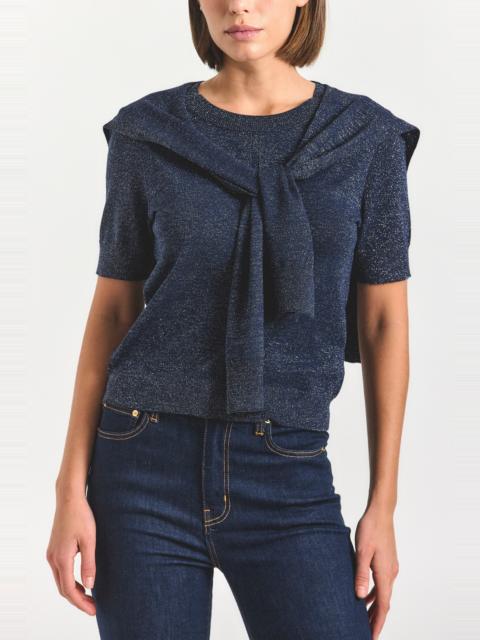 TWAIN SHORT SLEEVE PRE STYLED SWEATER