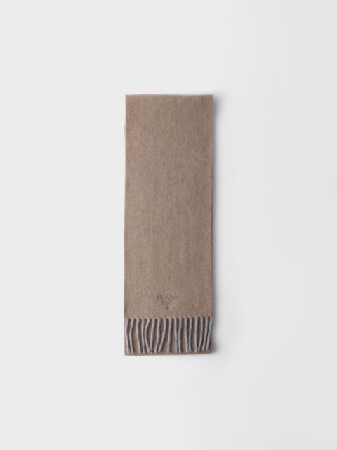 Cashmere and wool scarf