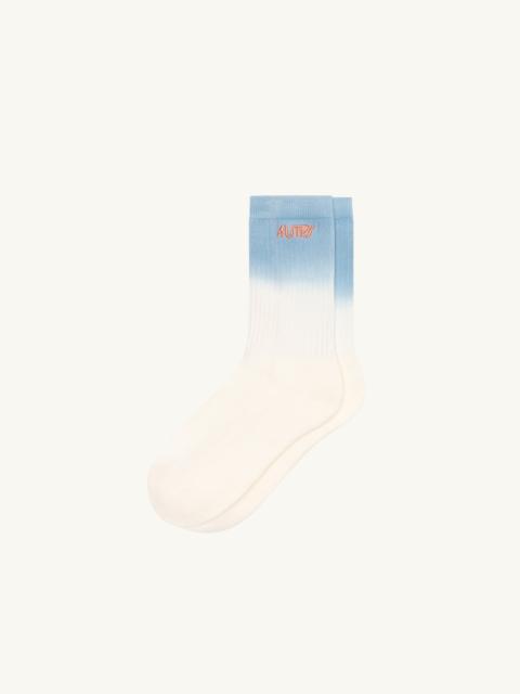SOCKS WITH EMBROIDERY TIE-DYE LOGO UNISEX